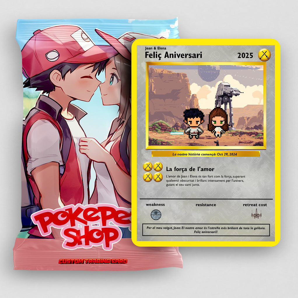 Construisez votre propre carte d'amour Space Wars