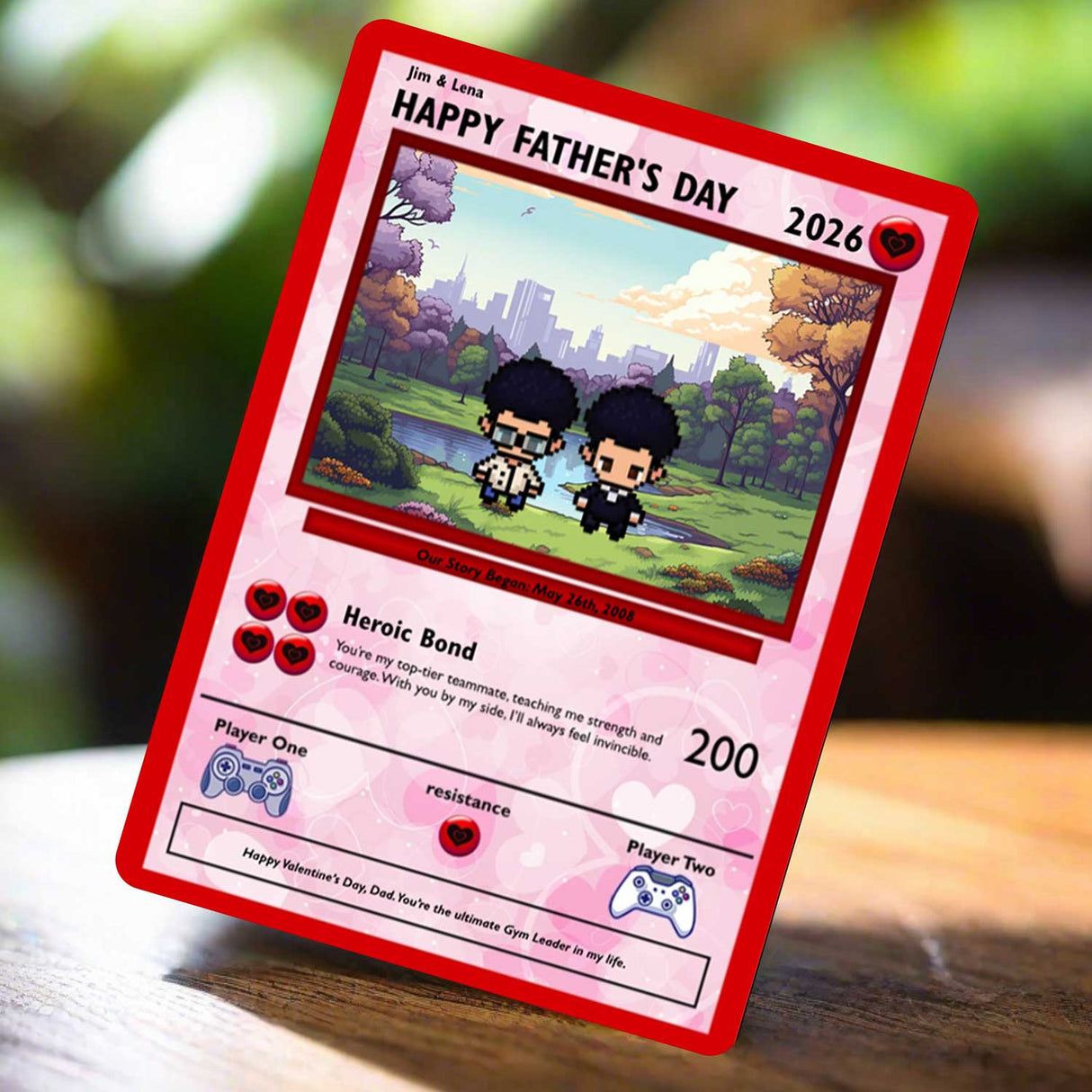 Son to Dad Card - Build Your Own