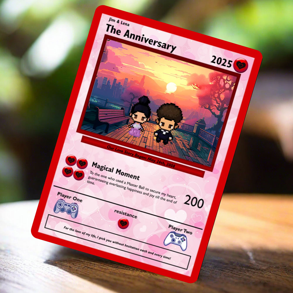 Construisez votre propre carte de couples / anniversaire