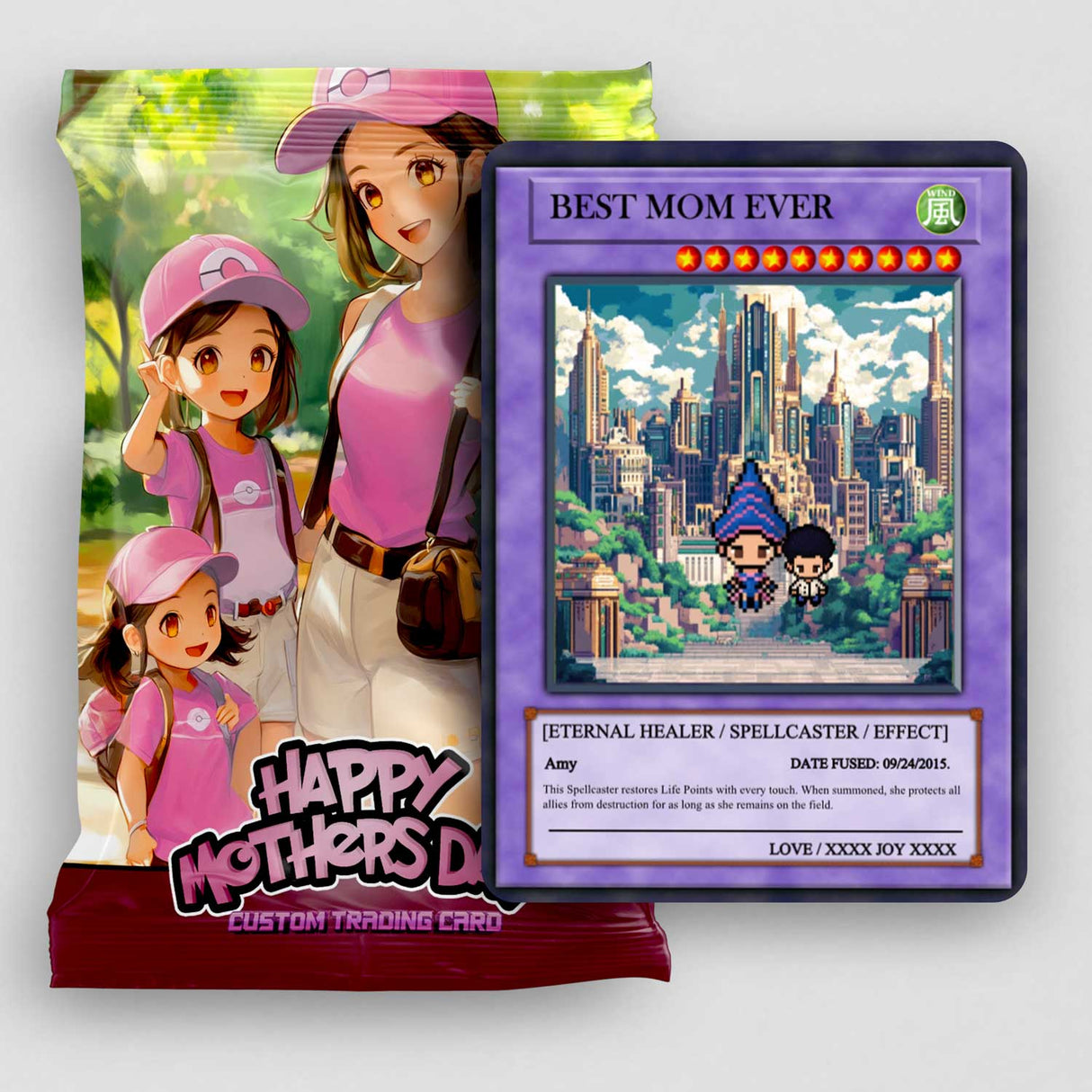 Yu-gi Love For Mom Card  - Build Your Own